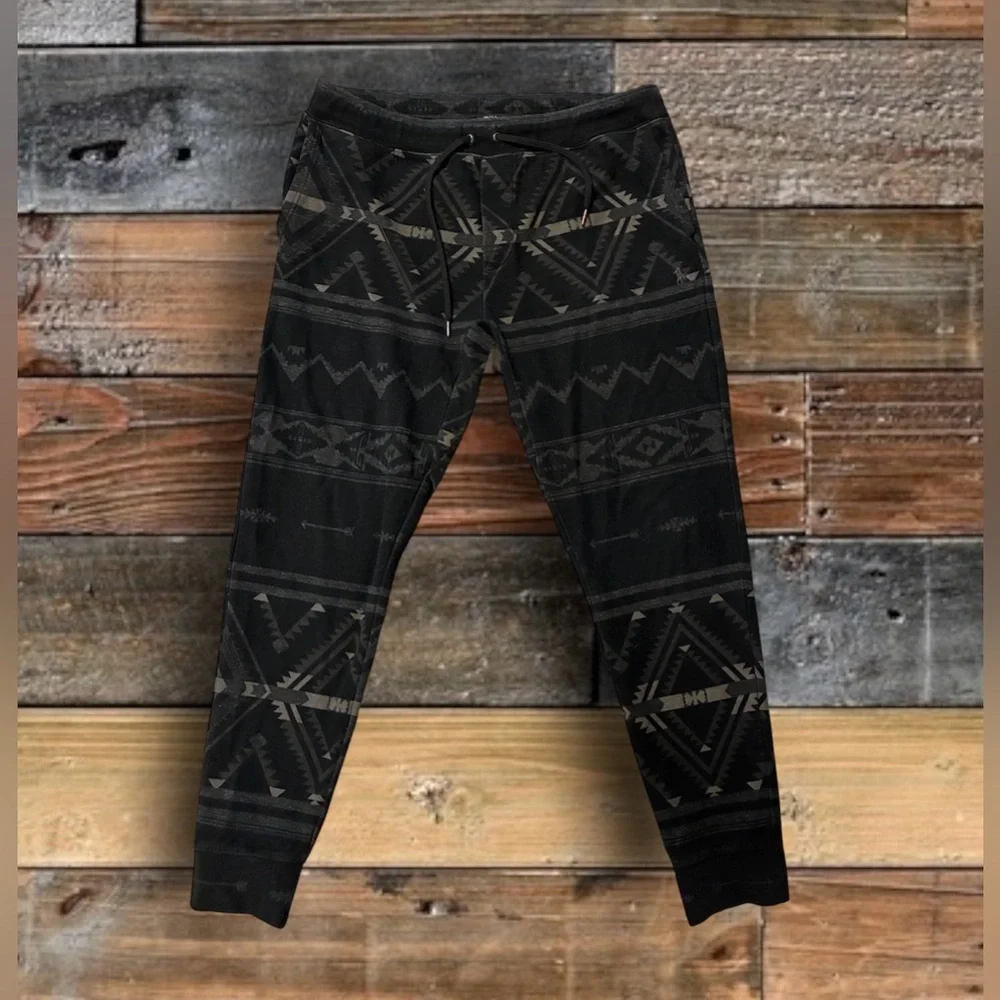 POLO RALPH LAUREN SOUTHWESTERN PATTERNED SWEATPANTS- SIZE LARGE